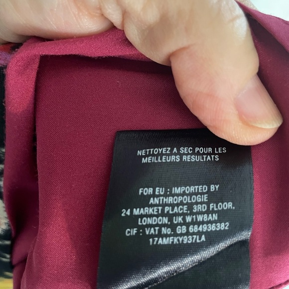 Moulinette Soeurs Black Pink Yellow Floral SUNDRESS Tropical Thin straps Pockets - Picture 6 of 7